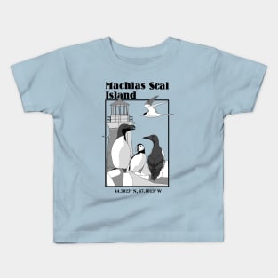 Machias Seal Island Maine Kids T-Shirt